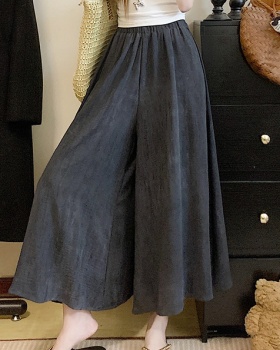 Thin large yard culottes ice silk pants for women
