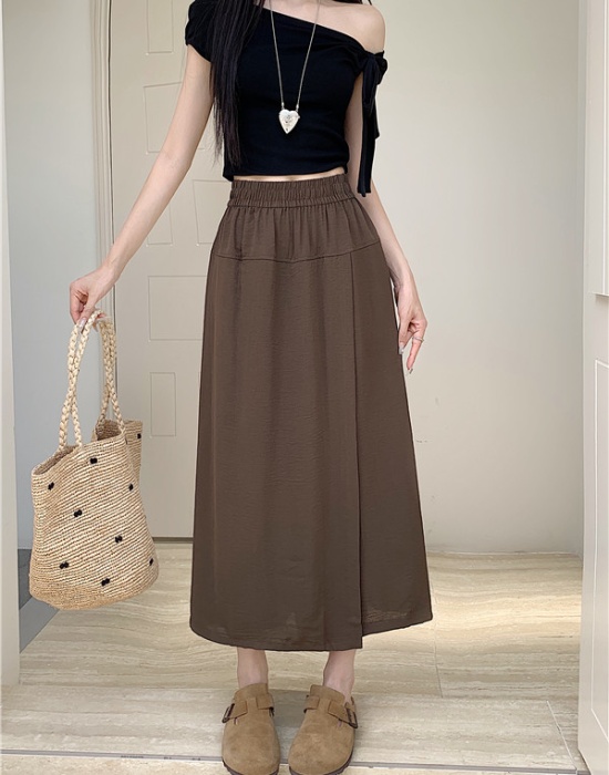 Casual thigh wide leg pants autumn culottes for women