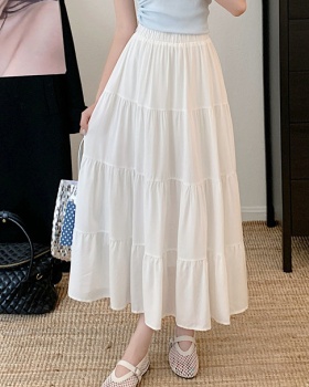 All-match Korean style splice long skirt for women