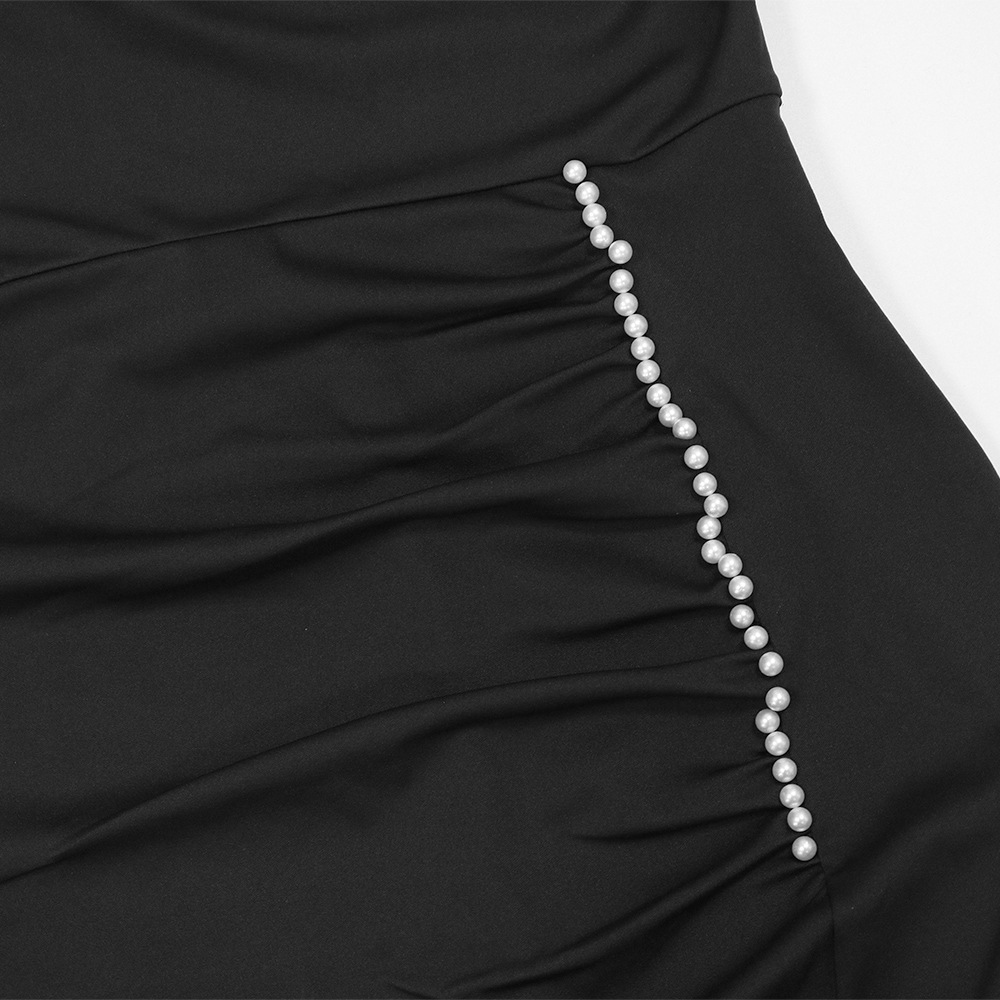 Fashion split Casual European style short sleeve dress