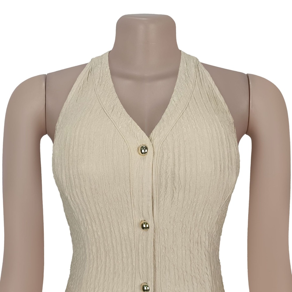 Bandage fashion long pants halter tops 2pcs set for women
