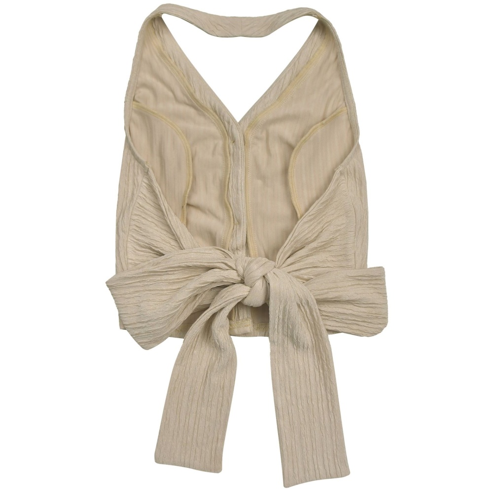 Bandage fashion long pants halter tops 2pcs set for women