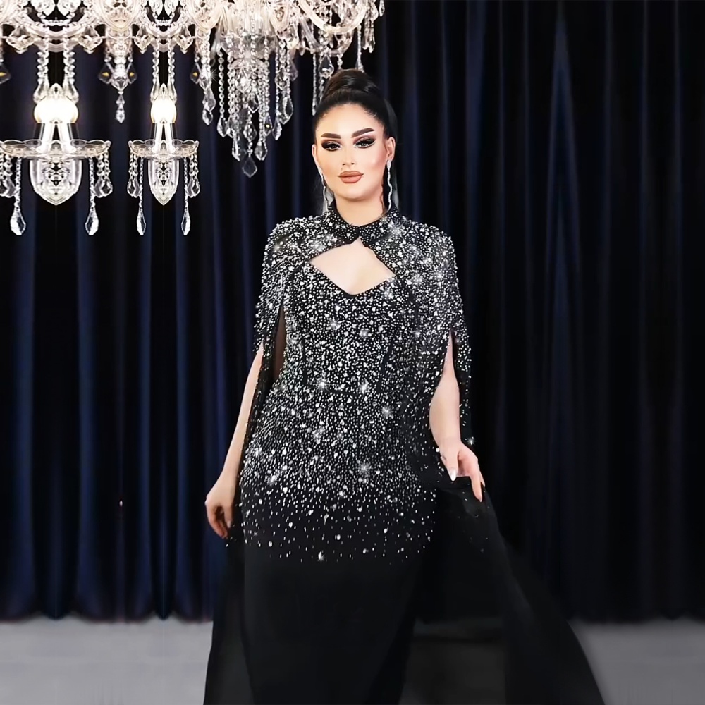 Package hip shawl European style dress for women
