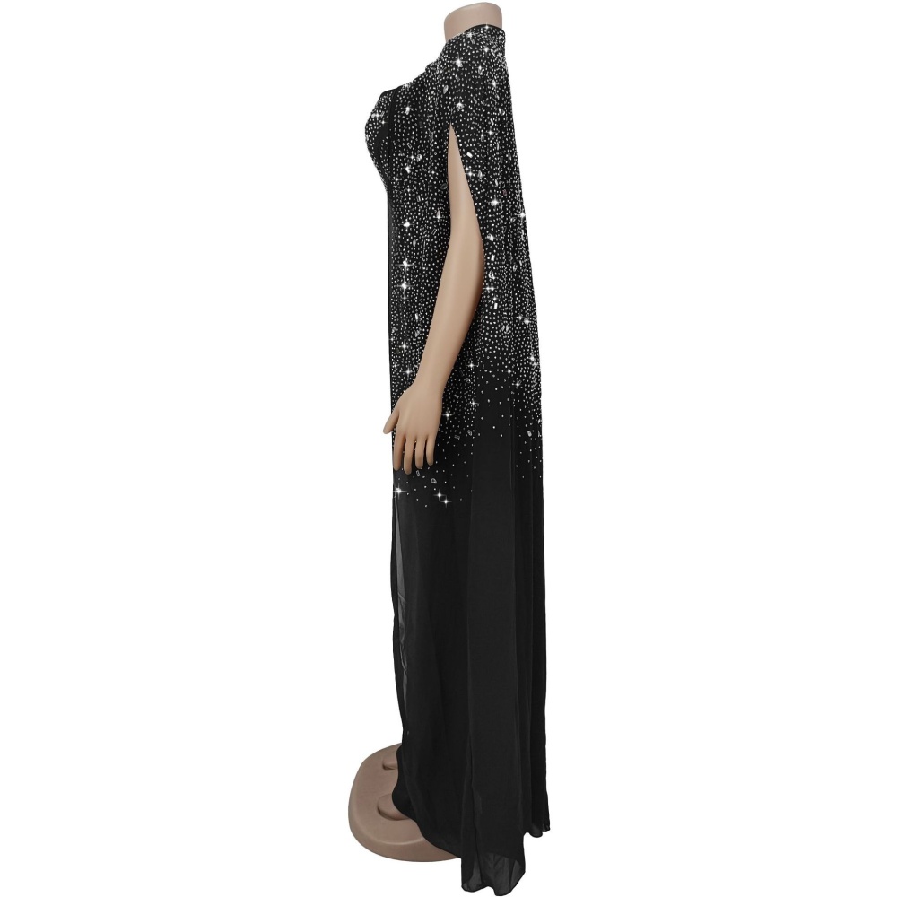 Package hip shawl European style dress for women