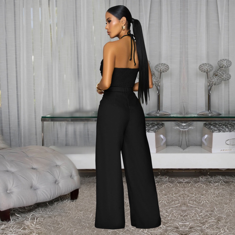Fashion loose tops frenum long pants 2pcs set for women