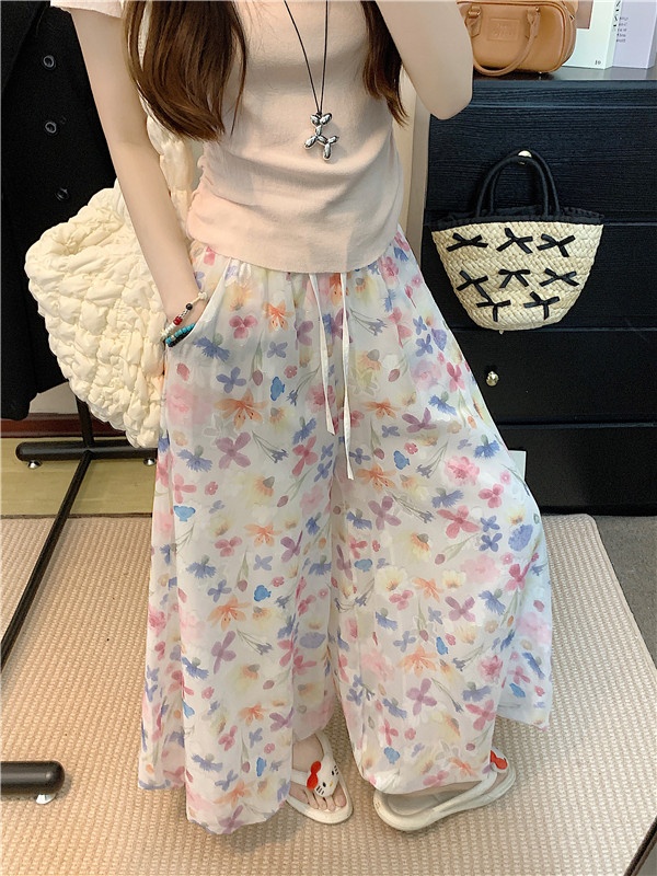 Casual thick and disorderly bud skirt summer pants for women