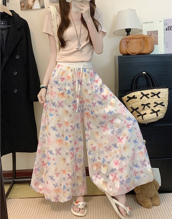 Casual thick and disorderly bud skirt summer pants for women