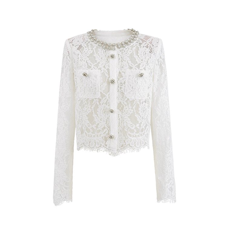 Chanelstyle rhinestone package hip with belt lace skirt 2pcs set