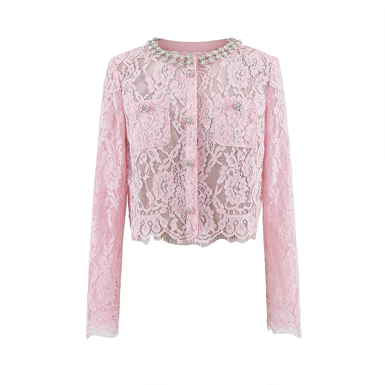 Chanelstyle rhinestone package hip with belt lace skirt 2pcs set