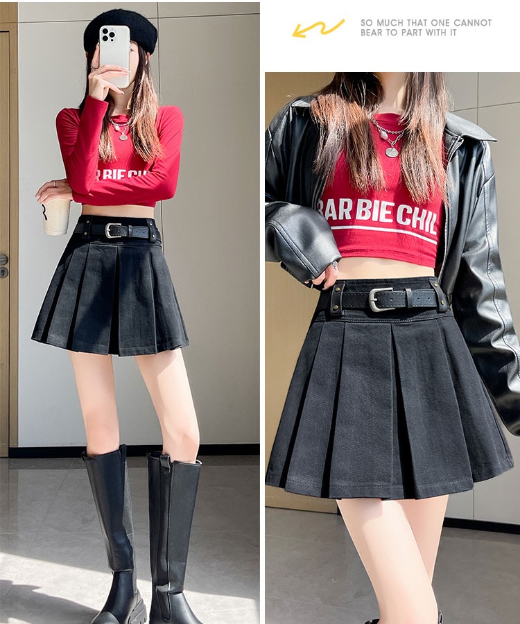 Autumn Casual skirt college short skirt for women