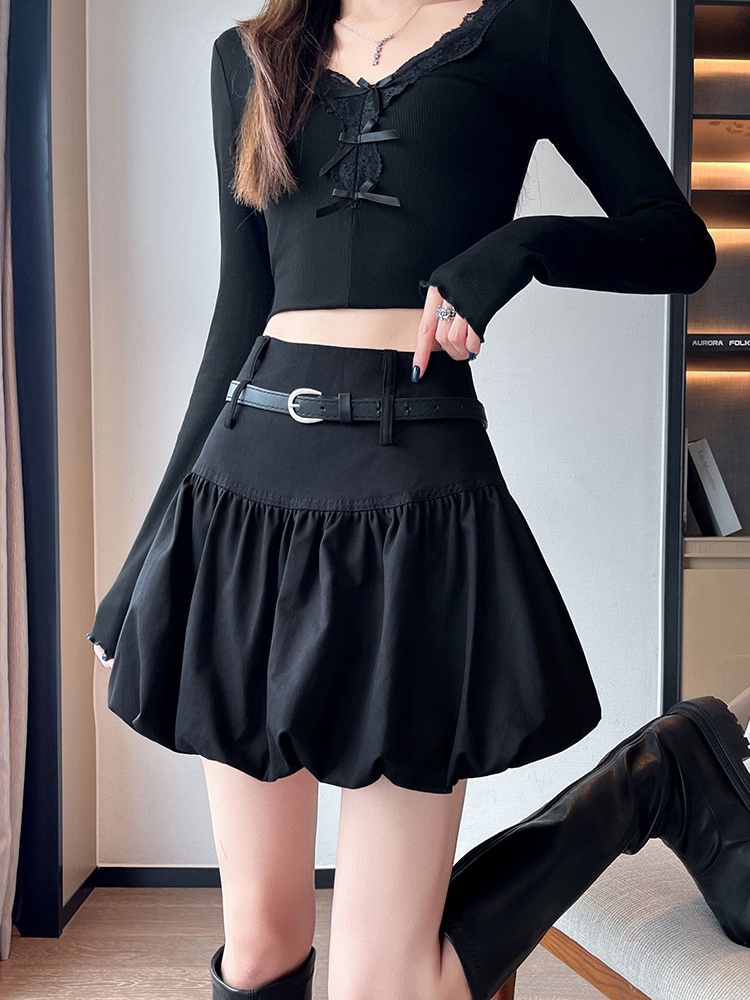 Bud skirt all-match short skirt for women