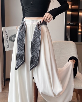 Autumn Casual business suit high waist slim scarves