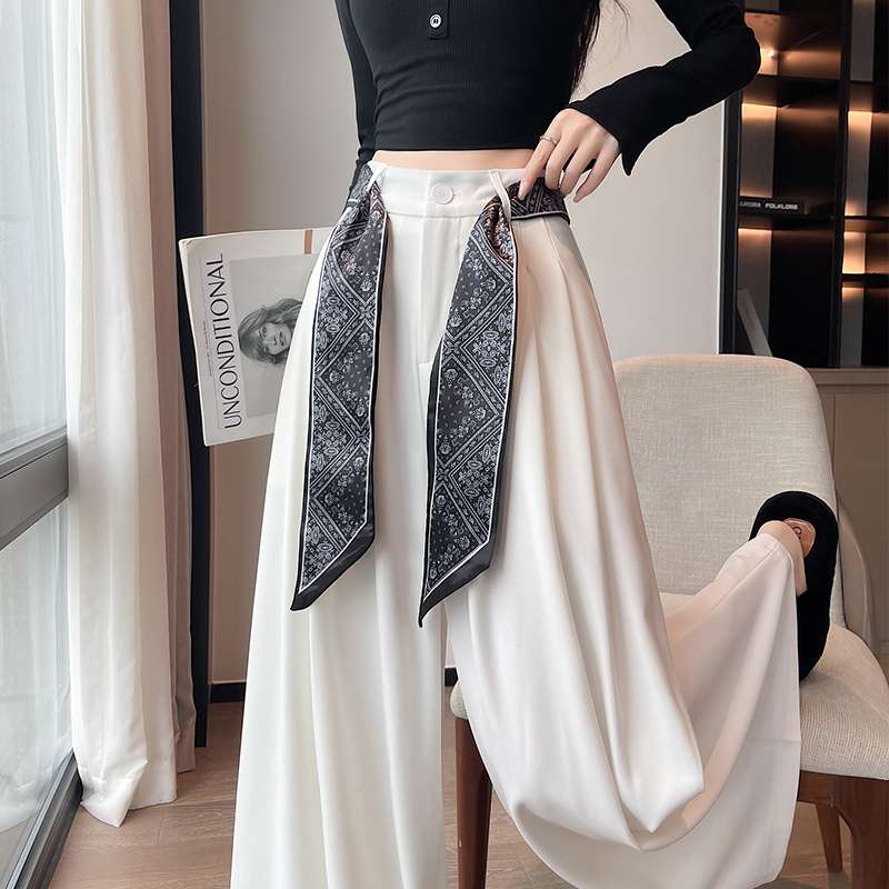 Autumn Casual business suit high waist slim scarves