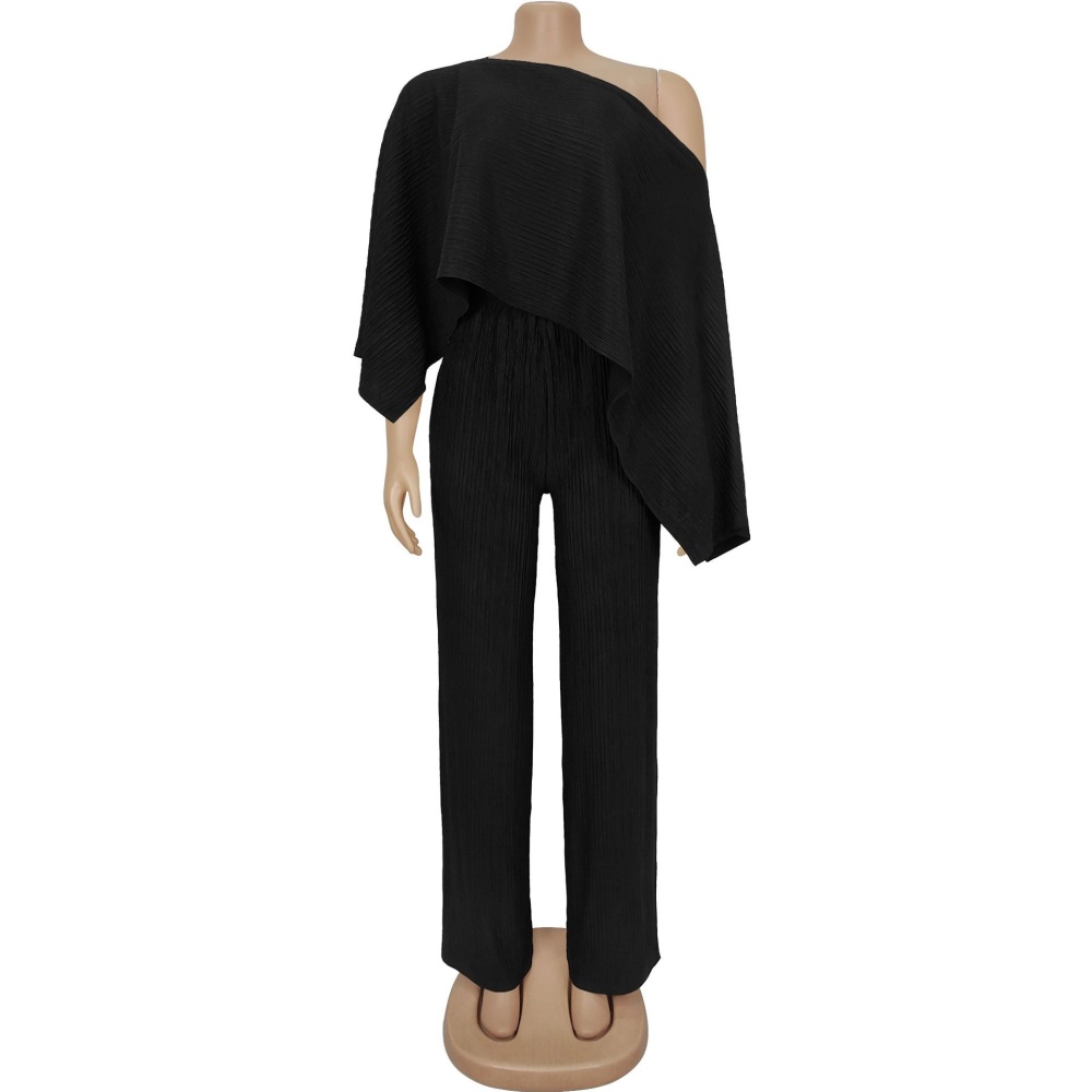 Casual tops fashion long pants 2pcs set for women