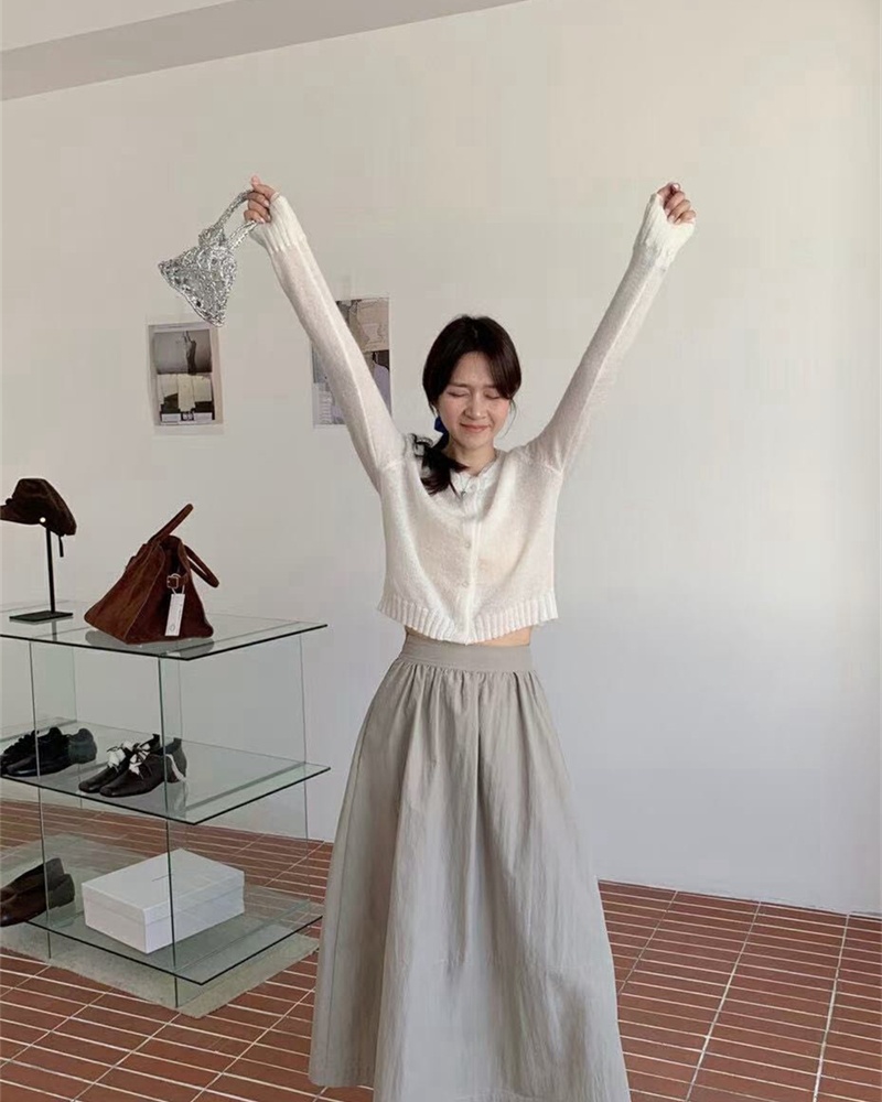 Lace Korean style sweater loose sweet cardigan for women