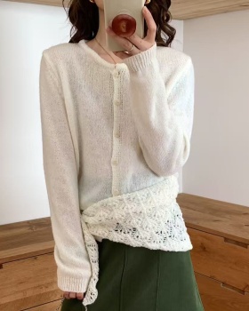 Lazy pure sweater autumn loose scarves