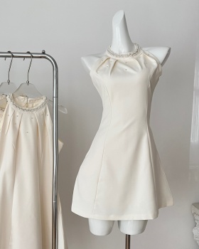 Swan slim dazzle temperament short sexy dress