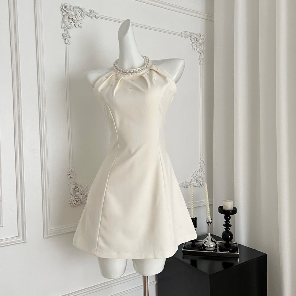 Swan slim dazzle temperament short sexy dress