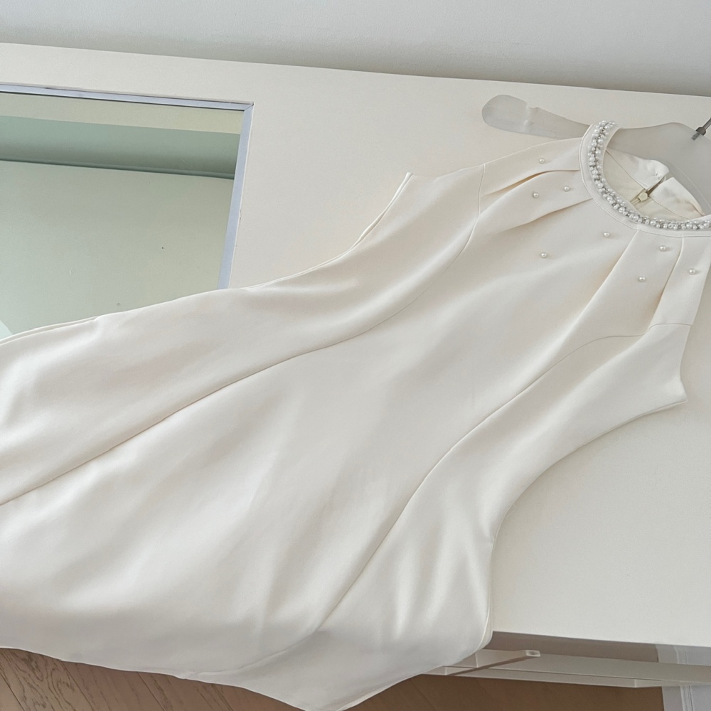 Swan slim dazzle temperament short sexy dress