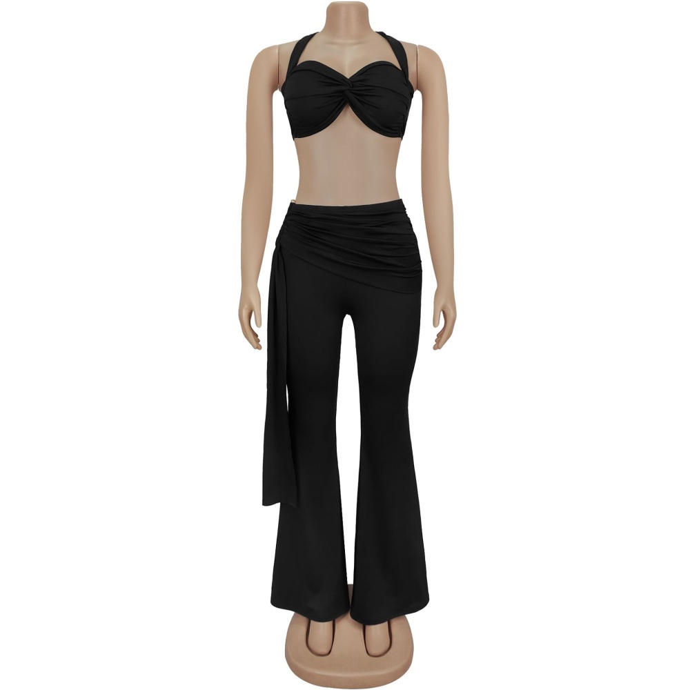 European style long pants a set for women