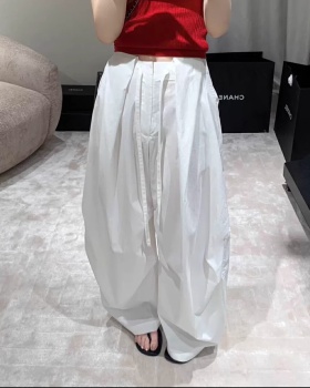 High waist Korean style all-match straight casual pants
