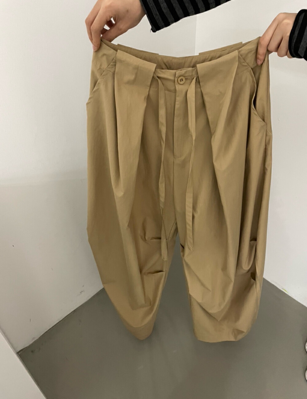 High waist Korean style all-match straight casual pants