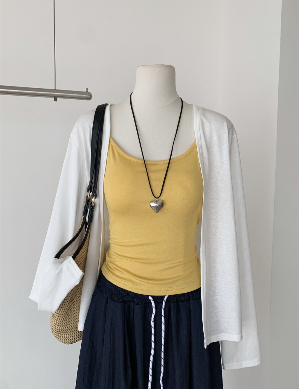 Temperament vest wide leg pants 3pcs set for women