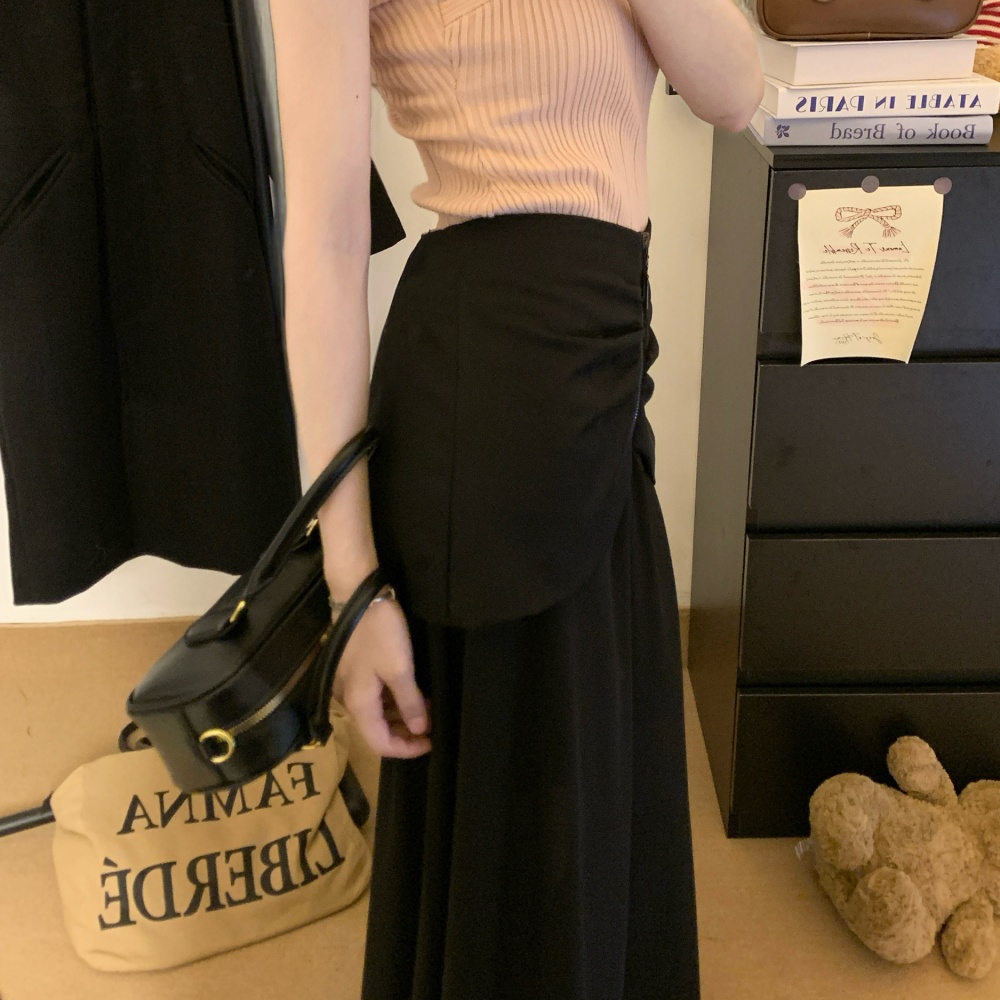 High waist chiffon long skirt big skirt skirt for women