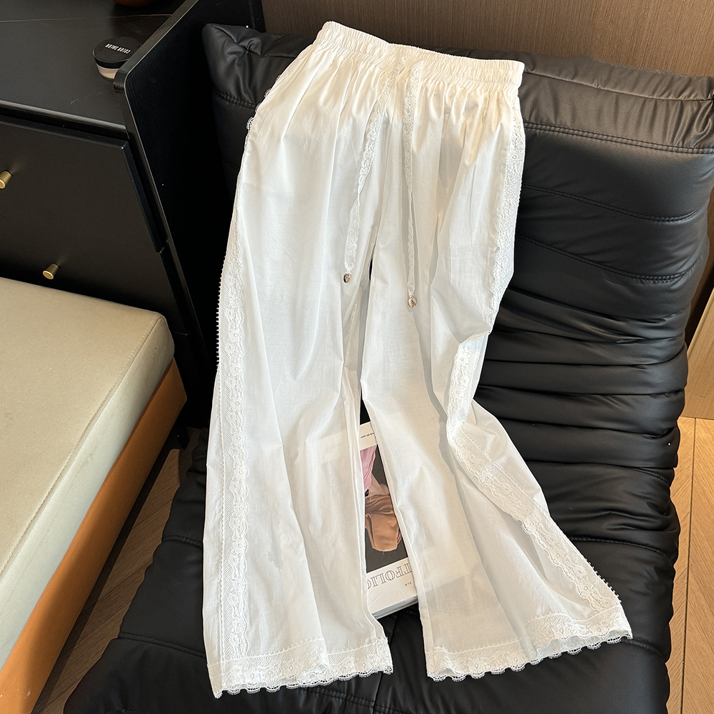 Loose wide leg pants summer long pants