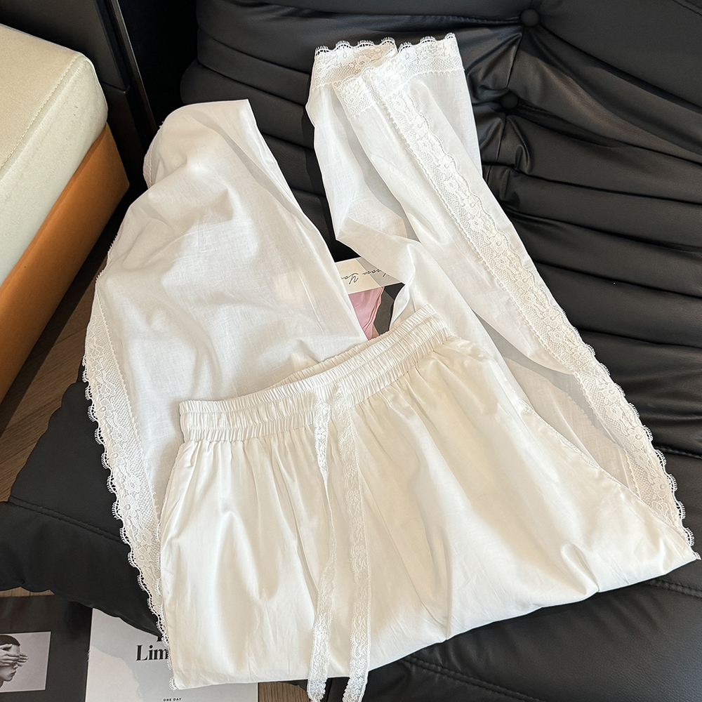 Loose wide leg pants summer long pants