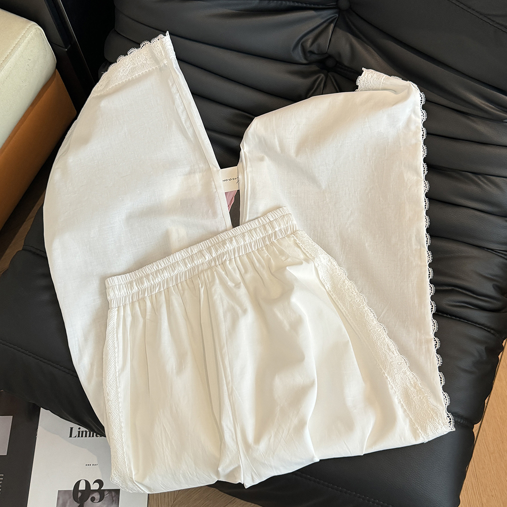 Loose wide leg pants summer long pants