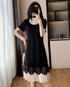 Hollow show young long dress fashion loose dress for women