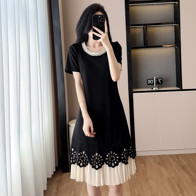 Hollow show young long dress fashion loose dress for women