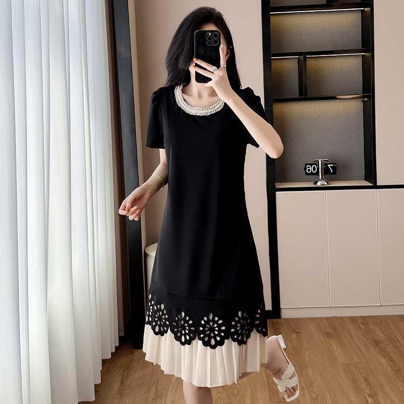 Hollow show young long dress fashion loose dress for women