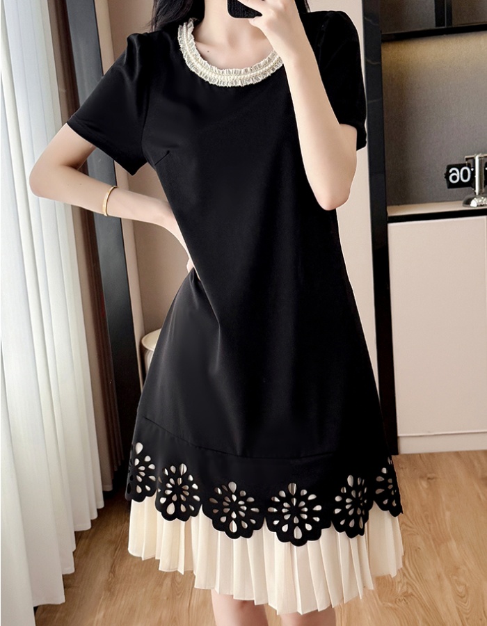 Hollow show young long dress fashion loose dress for women