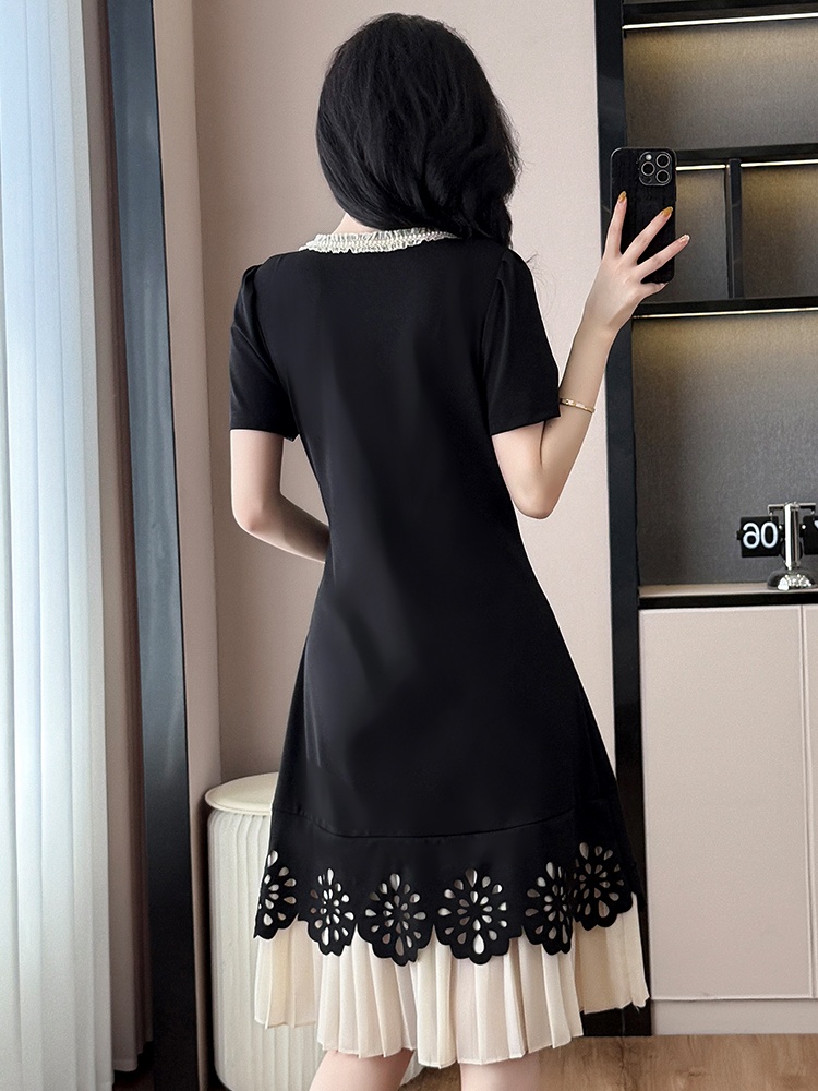 Hollow show young long dress fashion loose dress for women
