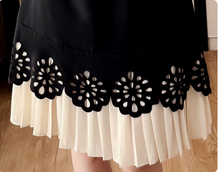 Hollow show young long dress fashion loose dress for women