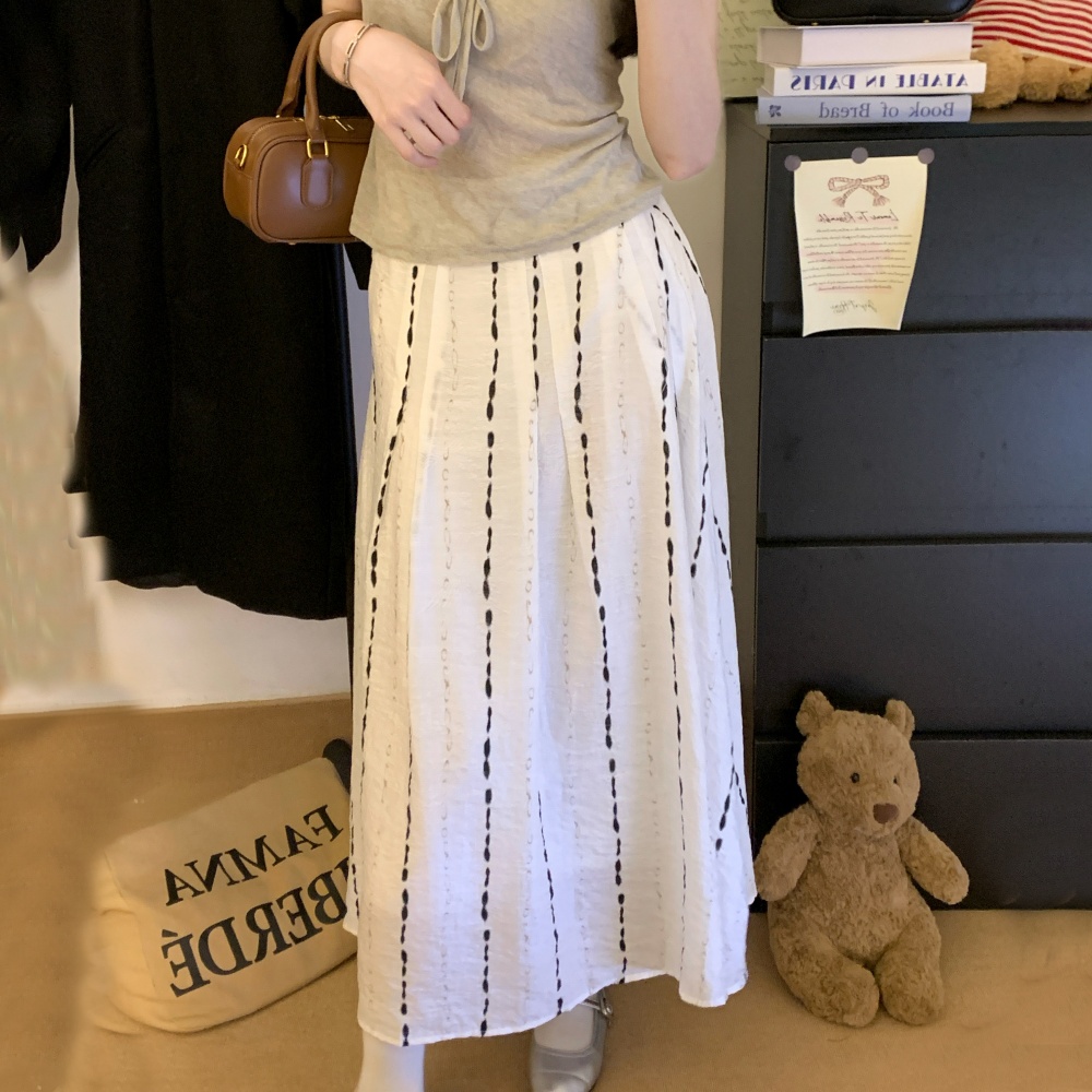 Fashion slim high waist France style skirt for women