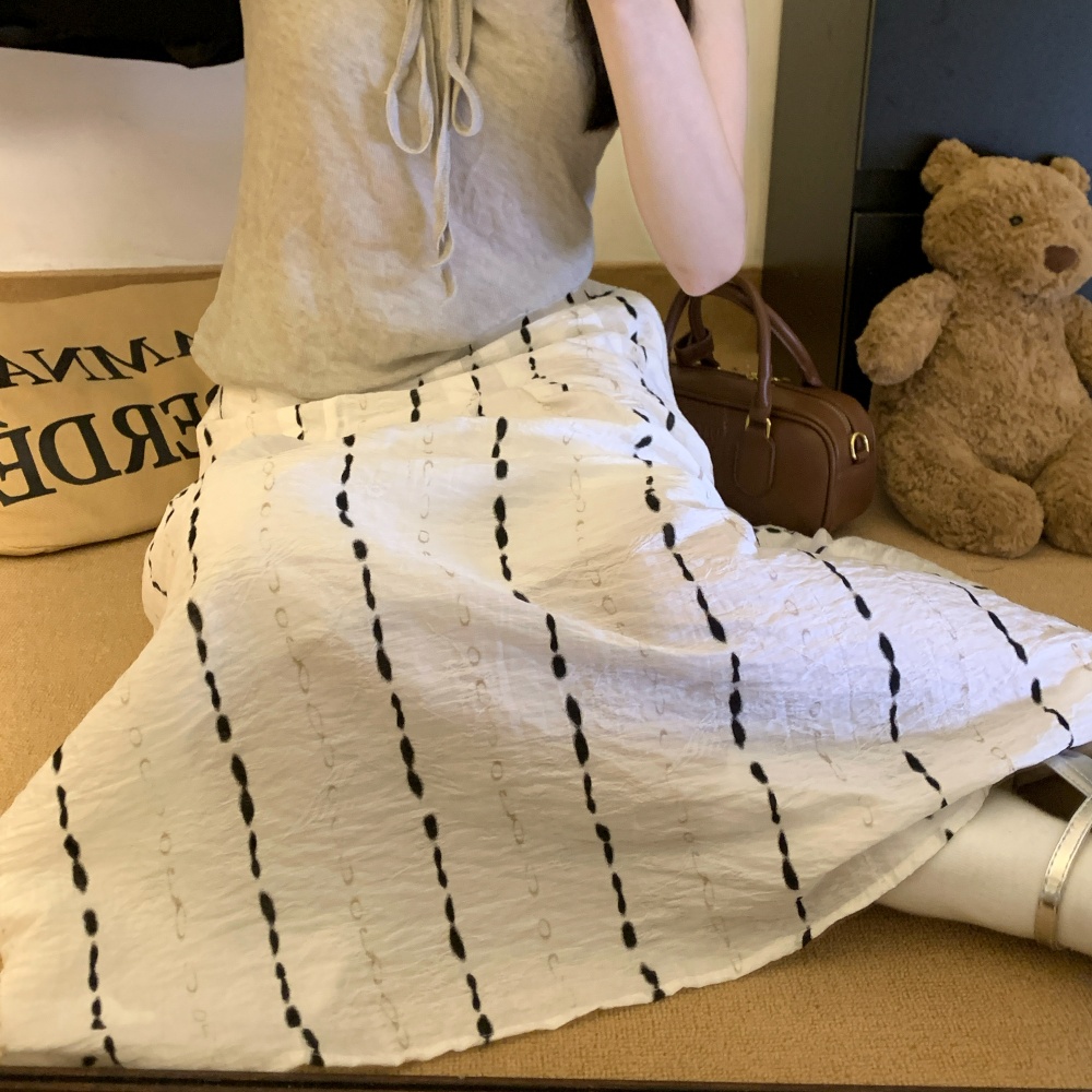 Fashion slim high waist France style skirt for women