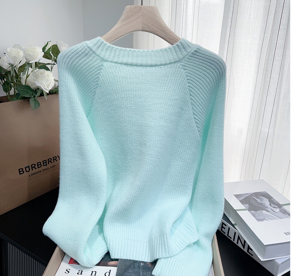 Tender stereoscopic coat sweet loose sweater for women