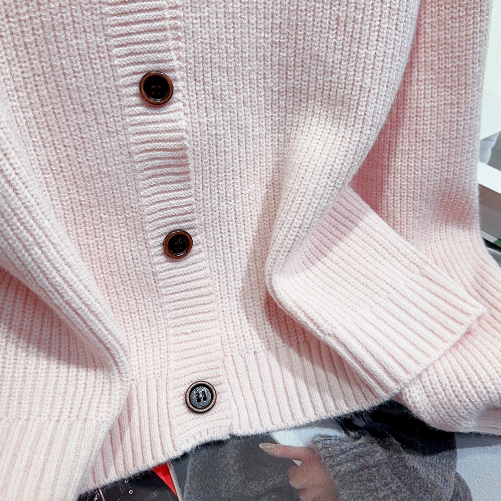 Tender stereoscopic coat sweet loose sweater for women