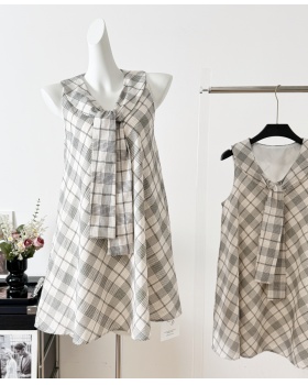 Temperament France style T-back loose summer vest for women