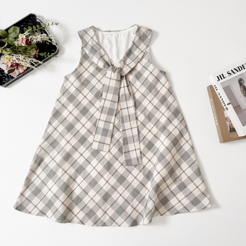 Temperament France style T-back loose summer vest for women