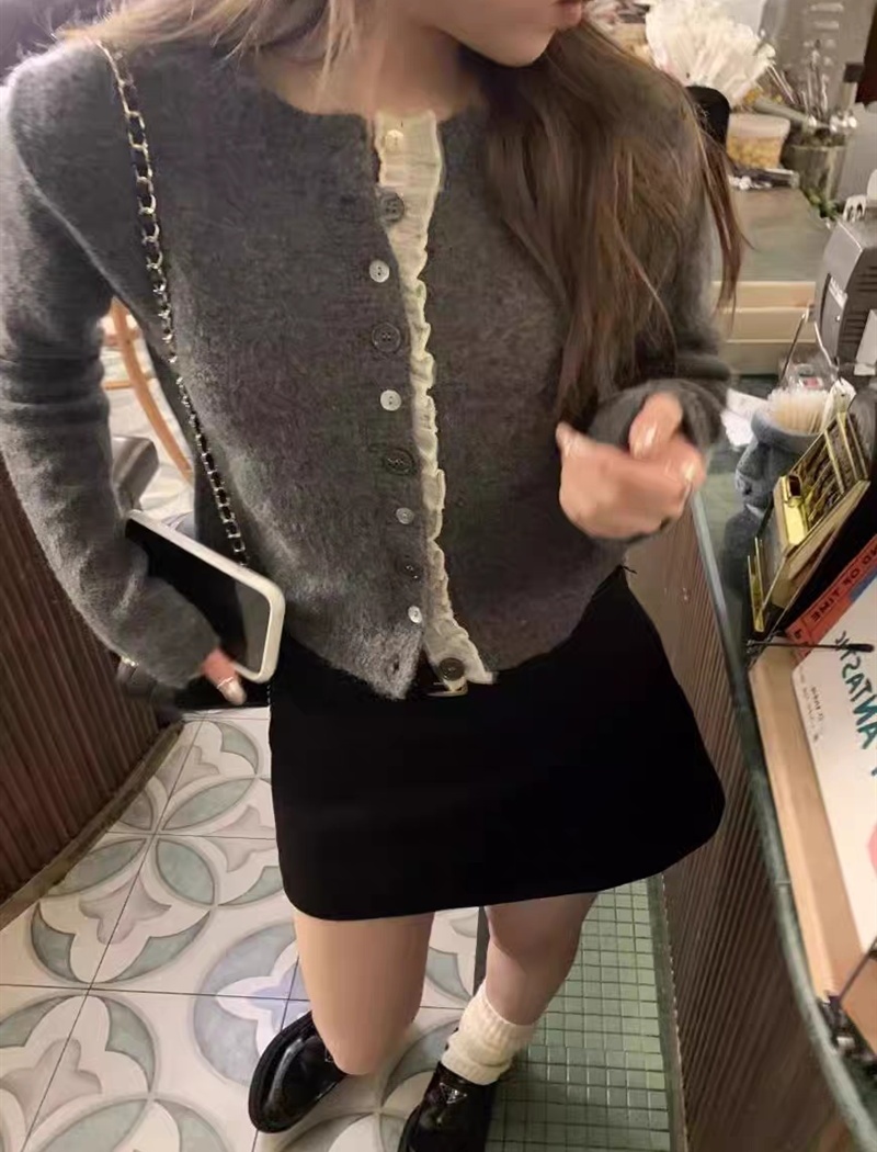 Knitted commuting cardigan autumn Korean style sweater