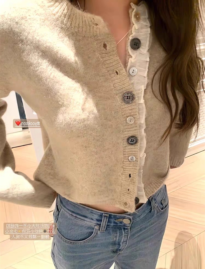 Knitted commuting cardigan autumn Korean style sweater