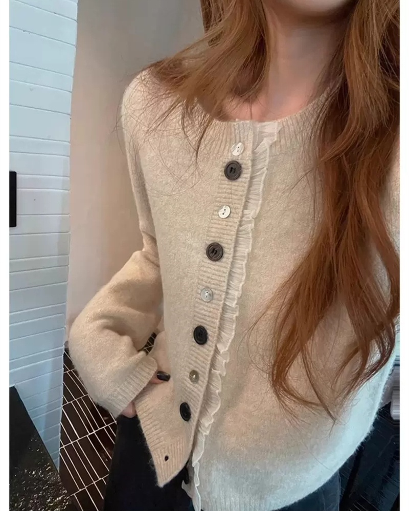 Knitted commuting cardigan autumn Korean style sweater