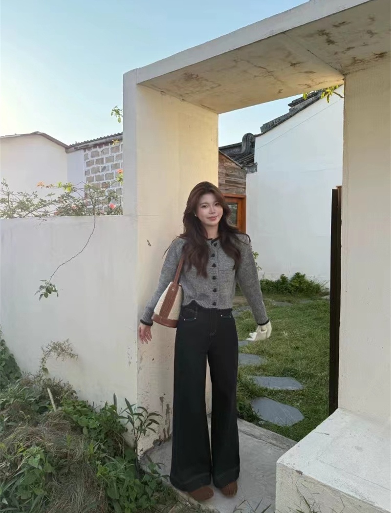 Long sleeve unique cardigan heart tops for women