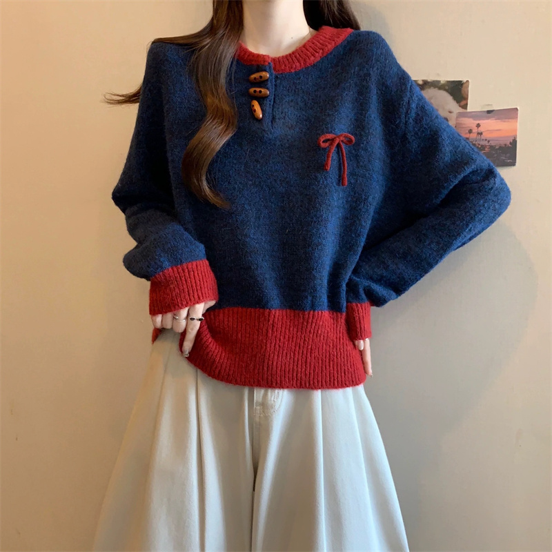 Lazy tops retro sweater