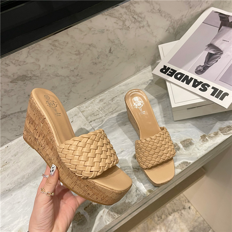 Slipsole autumn Korean style trifle weaving slippers