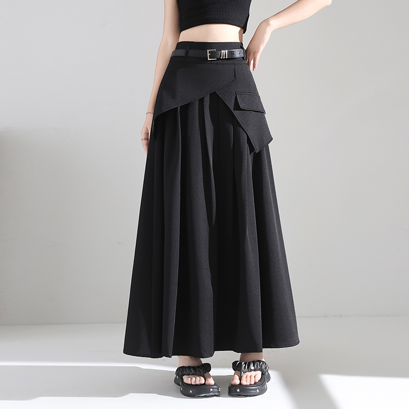 Korean style slim commuting fashion temperament skirt